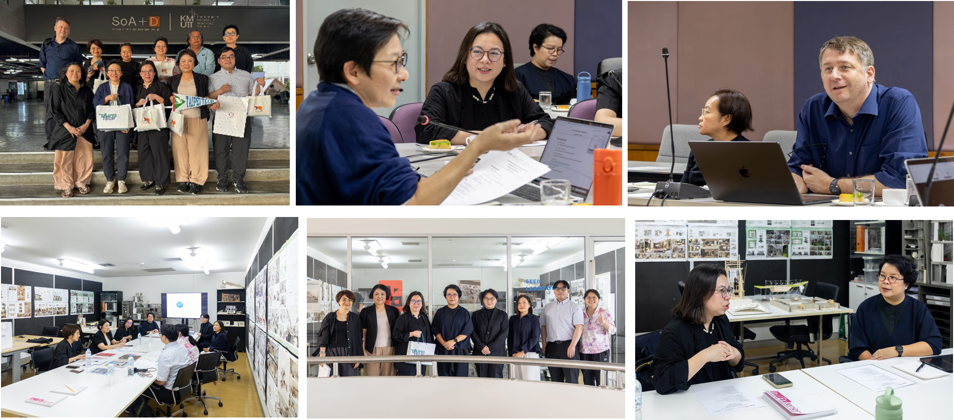 與KMUTT 蒙庫國王科技大學國際學院及社科院交流過程